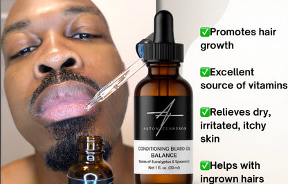 Aston Tennyson Conditioning Beard Oil -1 oz- Balance